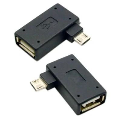 Immagine di chenyang CY Adattatore host OTG Micro USB 2.0 90 gradi a sinistra + destra con alimentazione per Galaxy S3 S4 S5 Note2 Note3 Cellulare e tablet