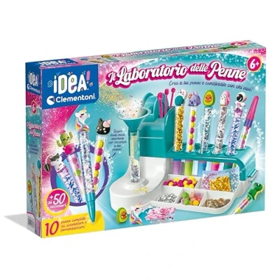 Immagine di Clementoni Idea Laboratorio delle Penne Kit Creativo per Realizzare Colorate e Personalizzabili, Gioco Bambini 6 Anni, Made in Italy 18748