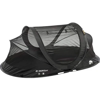 Immagine di Deryan Mesh 2P 3R tenda da zanzara pop up, interna per Cocoon, perfetta viaggiare, adatta 2 persone, colore: Nero