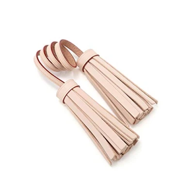 Immagine di Senral Nappa di Cuoio,Mano In Pelle Nappe Vachetta Mini per decorative Pochette Eva Portafoglio (Vachetta Double Tassel)