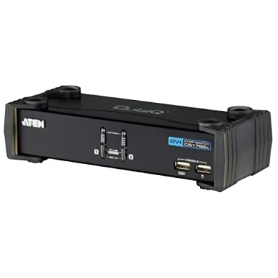 Immagine di ATEN CS1762A switch per keyboard video mouse (kvm) Nero
