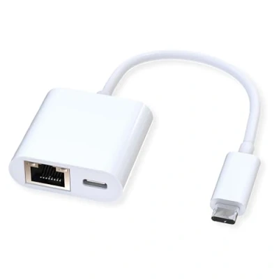 Immagine di Roline USB 3.2 Gen 2 (USB 3.1 2) Convertitore [1x spina C® 1x Presa C®, RJ45]