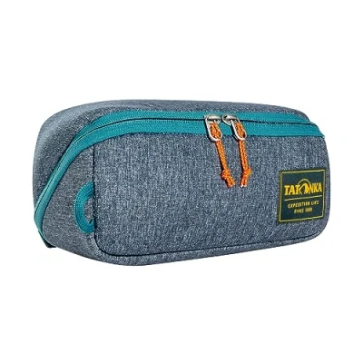 Immagine di Tatonka Beauty case Square Zip Pouch M (2L) Borsa lavanderia pieghevole con 2 tasche a rete chiusura lampo, senza PFC/PFAS, 10 x 25 9 cm (Navy)