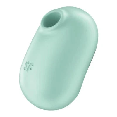 Immagine di Satisfyer, vibratore, vibratore a onde di pressione, &#039;Pro To Go 2&#039;, 8,5 cm, portatile, 2 motori, colore:Mint