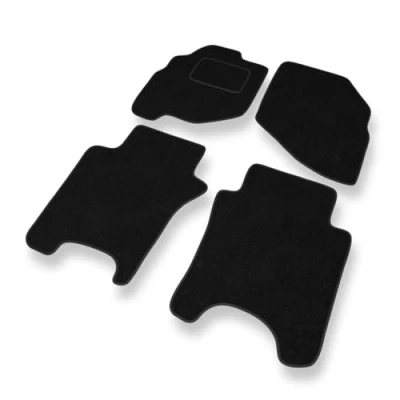 Immagine di Mossa Tappetini auto in feltro compatibili con Honda Jazz II (2002 2008) tappeti nero 1