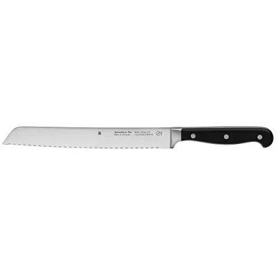 Immagine di WMF Spitzenklasse Plus Coltello da pane a doppia onda, 31,5 cm, prodotto in Germania, Performance Cut, manico XL, lama 20 cm