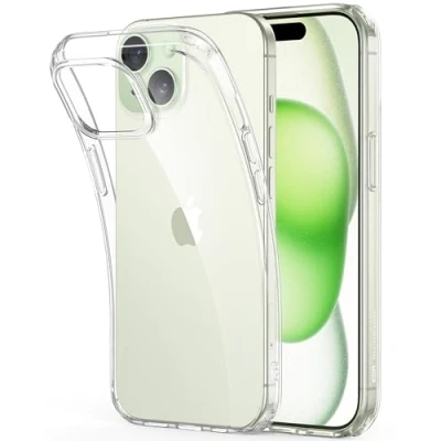 Immagine di ESR Cover per iPhone 15 Plus, 6.7 Pollici, Custodia Trasparente TPU Antiurto Sottile, Resistente all&#039;ingiallimento,