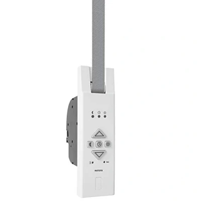 Immagine di Avvolgitore elettrico ATAS MATOFIX per cinghia da 23 mm, a incasso, forza di trazione fino 45 kg, tempi guida fissi, spina alimentazione inclusa