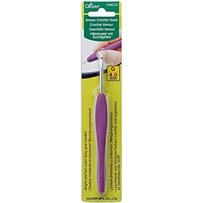 Immagine di Clover Uncinetto, Plastic, Viola, OSFA