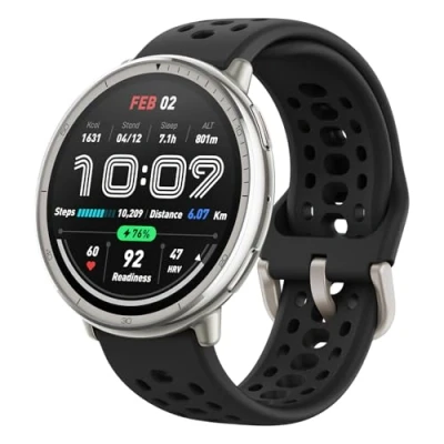 Immagine di AMAZFIT Active 2 Smart Watch 44 mm, mappe GPS con direzione, fitness tracker, batteria 10 giorni, monitoraggio del sonno, oltre 160 modalità sport, resistente all&#039;acqua, per Android e Apple iPhone,