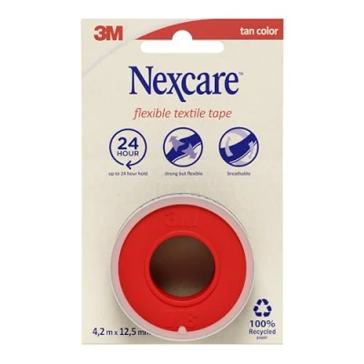 Immagine di Nexcare Nastro in tessuto flessibile, 4,2 m x 12,5 mm, 1 rotolo/confezione