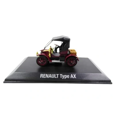 Immagine di OPO 10 Vettura 1:43 Norev Compatibile con Renault Type AX 1907 Bordeaux in Resina (R942)