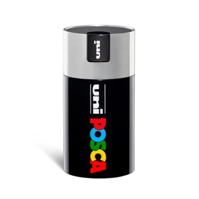 Immagine di POSCA Uniposca Set Completo con 18 Pennarelli Acrilici Assortiti, Punta Media 2,5 mm Colori per Bambini e Artisti Uni Validi come Tessuti, Legno Altro, in Box Regalo Argento