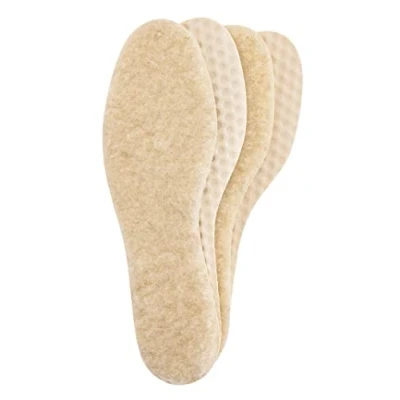 Immagine di Bama Schuhsohle WÄRMENDE Wollsohle 2ER PACK Plantare / Soletta, Taglia: 37, Beige