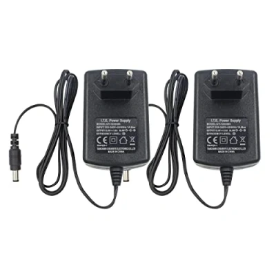 Immagine di Security 01 Confezione da 2 adattatori AC a DC 12 V 3 A, spina 5,5 mm x 2,1