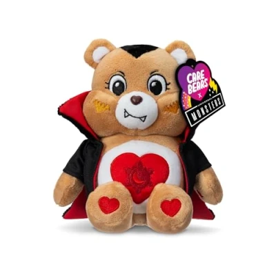 Immagine di Care Bears Tenderheart as DRACULA, Universal Monsters 22cm Soft Plush Toy
