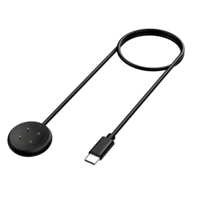 Immagine di Sostituzione Cavo di Ricarica Caricabatterie USB Magnetico 100cm compatibile con Google Pixel Watch 2/3, Fitbit Sense/Sense 2/Ace LTE/Versa 4/Versa 3