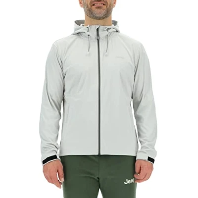 Immagine di JEEP O102714 J955 GIACCA J LIGHT CON CAPPUCCIO SOFTSHELL TASCHE ZIP J23S Uomo Glacier Grey XXL