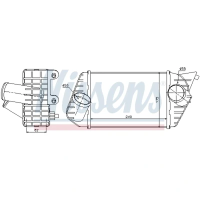 Immagine di NISSENS 96700 Intercooler FIAT: Stilo Hatchback, Multi Wagon