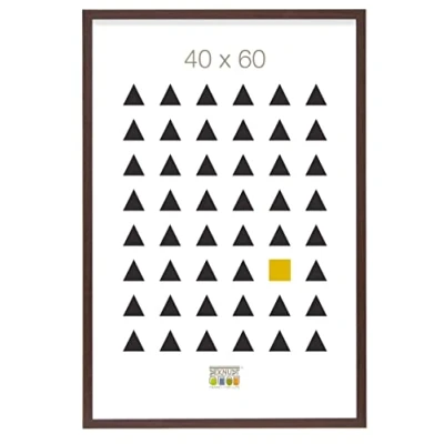 Immagine di Deknudt Frames S44CH4 40.0X60.0 Portafoto Basic in legno e MDF, Marrone scuro, 63,5 x 43,5 1,47 cm