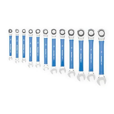 Immagine di Park Tool MWR Set di chiavi metriche a cricchetto, 6 mm, 17 blu/argento