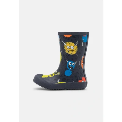 Immagine di Viking Indie Print Unisex Stivali di gomma navy/multicoloured per bambini, Taglia: 30, Navy/multi coloured Sintetico