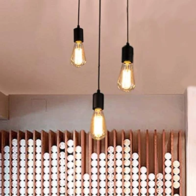 Immagine di Lrpiyvo Vintage Lampadario Industriale Lampada a Sospensione, Spider Sospensione Industrial Light, Pendente Regolabile in Lunghezza