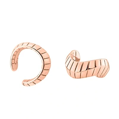 Immagine di SOFIA MILANI Orecchini Donna Argento 925 Placcati in Oro Rosa Creoli a Finti Piercing 20970