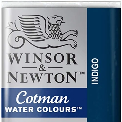 Immagine di Winsor &amp; Newton 301696 Cotman Colori Acquerello, Viridian, Bianco (Indigo), 1.9x1.6x1.1 cm