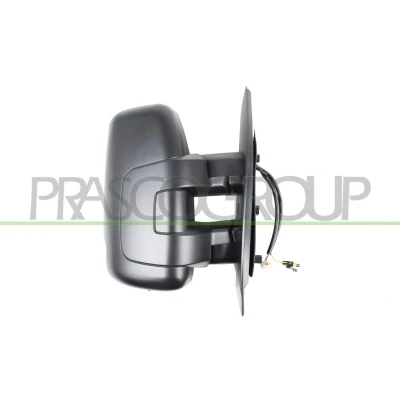 Immagine di Specchietto retrovisore esterno Prasco FT9507303 Dx nero elettrico termico, Braccio specchio corto, convesso IVECO: DAILY 6 Pritsche/Fahrgestell