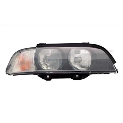 Immagine di TYC 20 0379 15 2 Fari Dx HB3, H7 bianco con motore elettrico, portalampada BMW: 5 Sedan