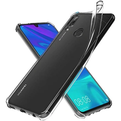 Immagine di ebestStar Cover per Huawei P Smart 2019, Custodia Silicone Trasparente, Protezione TPU Antiurto, Bordi Rinforzati, Trasparente