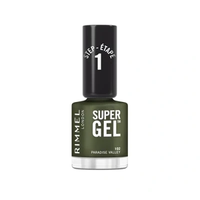 Immagine di Rimmel Super gel, 101 Paradise Valley, Smalto a lunga tenuta, Applicazione facile, Manicure effetto Resistente alle scheggiature, Formula clean, 12 ml