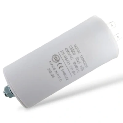 Immagine di DL pro Condensatore 50,00µF 450 V universale con bandiere e vite di fissaggio CBB60