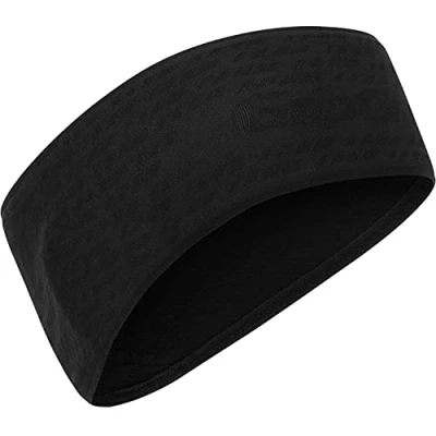 Immagine di GripGrab Fascia Capelli Sottocasco Ciclismo Invernale Fascetta Paraorecchie Nera Tergisudore Termica Uomo Donna, nero, Taglia unica
