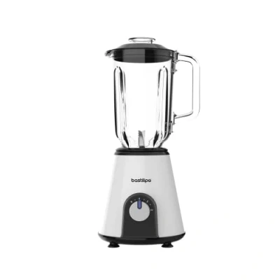 Immagine di Frullatore BVA 800 B W con 6 lame in acciaio inox e caraffa vetro da 1,5 litri 2 velocità funzione Pulse