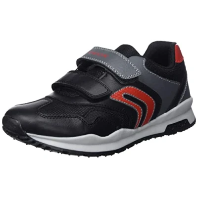 Immagine di Geox J Pavel A, Sneakers Bambini e ragazzi, Nero Rosso Black Red C0048, 24 EU
