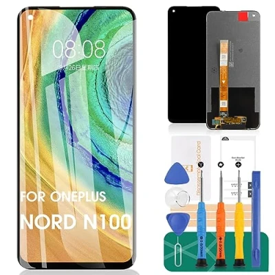 Immagine di SRJTEK Compatibile per OnePlus Nord N100 Display LCD BE2013 BE2015 BE2011 Parti di Ricambio Touch Screen Sensore Digitalizzatore Completamente Assmebly Kit