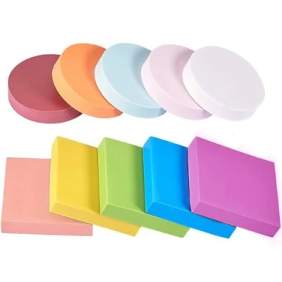 Immagine di NBEADS 10Pcs 2 Forme Colori Assortiti Timbro di Gomma Carving Blocchi per Scrapbooking, Cartoline, Biglietti D&#039; Invito, Fai da Te Progetto