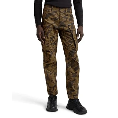 Immagine di G STAR Uomo Rovic Zip 3D Regular Tapered Pants, Multicolore (Shadow Olive Island Camo D02190 D553 G739), 33W / 34L