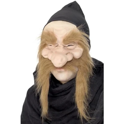 Immagine di SMIFFYS Maschera Cercatore d&#039;Oro, Mezza Maschera, Lattice