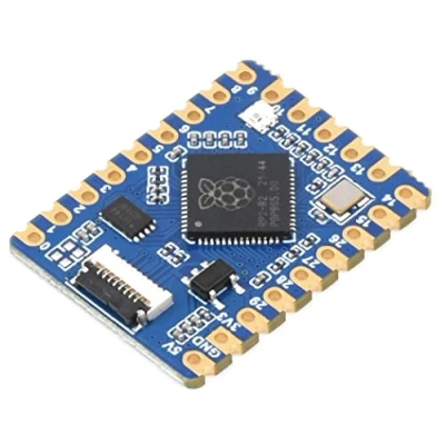 Immagine di Waveshare RP2040 Scheda di Sviluppo Basata sul Raspberry Pi Chip del Microcontrollore, 20 pin GPIO Multifunzione, porta USB Type C Espandibile Tramite Adattatore