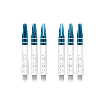 Immagine di RED DRAGON Peter Wright Snakebite Nitrotech Intermediate White and Blue steli 2 set per confezione (6 in totale)