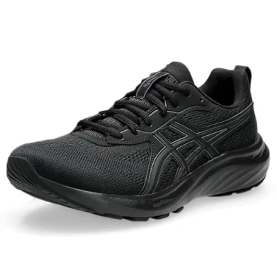Immagine di Asics Gelcontend 9 Scarpe running neutre, Donna, Taglia: 36, Black/graphite grey Tessuto / sintetico