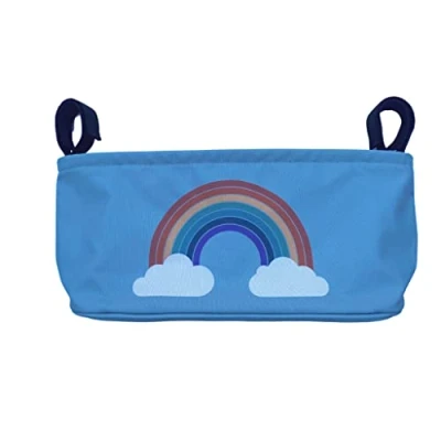 Immagine di BundleBean Organizer per passeggino borsa portaoggetti Include pannolini Misura universale con manubrio qualsiasi o (arcobaleno)