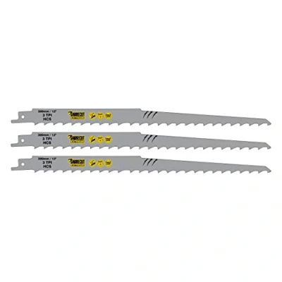 Immagine di 3 x SabreCut SCRS1617K_3 300 mm TPI S1617K Lame per seghe a sciabola alternative molto veloci il taglio del legno compatibili con Bosch Dewalt Makita e molti altri