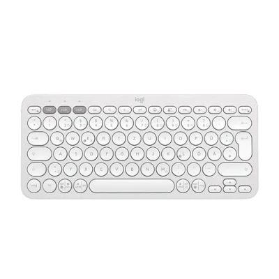 Immagine di Logitech Pebble Keys 2 K380s QWERTZ German Layout, White