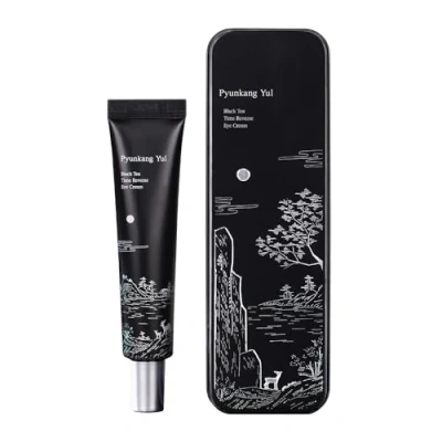 Immagine di Pyunkang Yul Black Tea Time Reverse Eye Cream per la cura delle rughe anti invecchiamento, aumenta l&#039;elasticità della pelle con una ricca, senza irritazione, 25 ml
