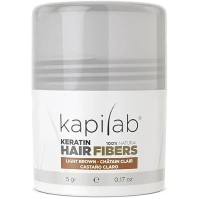 Immagine di Kapilab Fibre Capillari Nascondi la calvizie e dona volume (5 gr, Castano Chiaro)