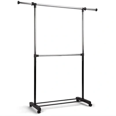 Immagine di Heldenwerk Stand Appendiabiti con ruote stabile e caricabile Porta abiti estensibile Portabiti rotelle, Appendi rotelle